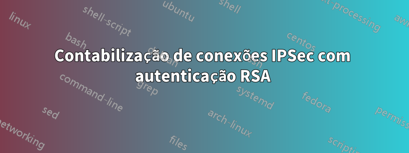 Contabilização de conexões IPSec com autenticação RSA