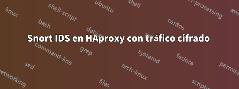 Snort IDS en HAproxy con tráfico cifrado