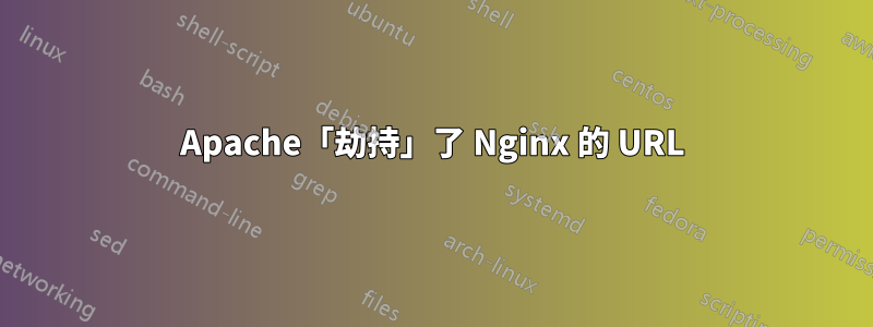 Apache「劫持」了 Nginx 的 URL