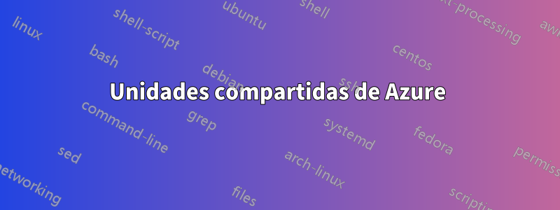 Unidades compartidas de Azure