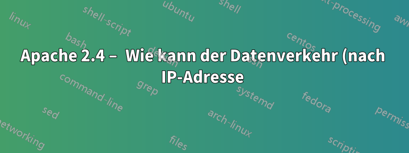 Apache 2.4 – Wie kann der Datenverkehr (nach IP-Adresse) auf alle Anfragen außer dem Basispfad beschränkt werden?