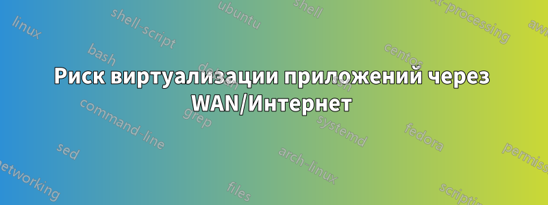 Риск виртуализации приложений через WAN/Интернет