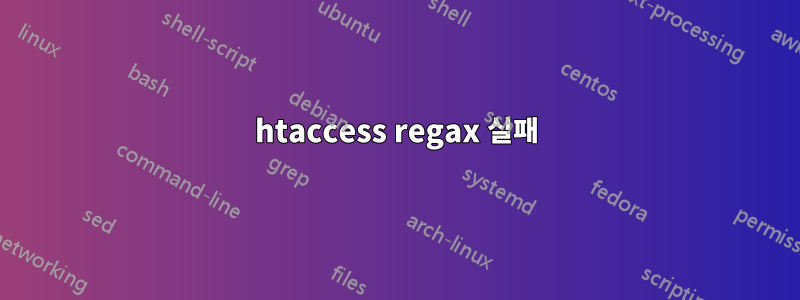 htaccess regax 실패