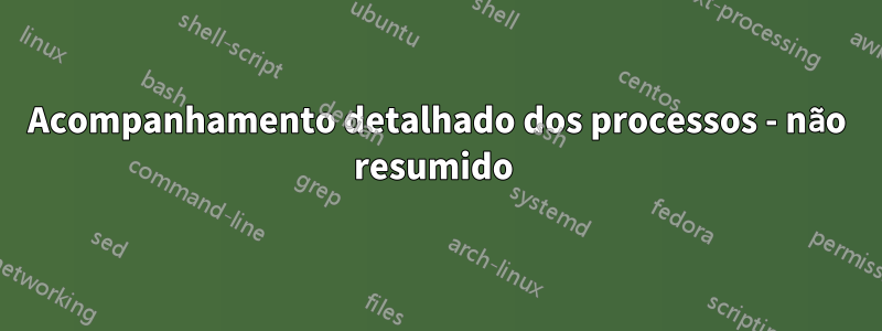 Acompanhamento detalhado dos processos - não resumido 