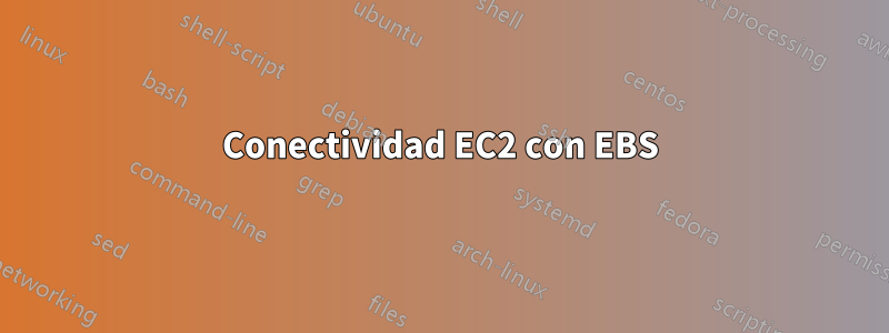 Conectividad EC2 con EBS