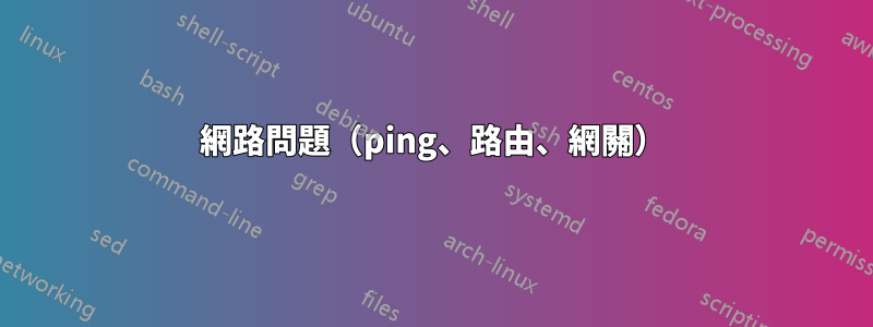 網路問題（ping、路由、網關）