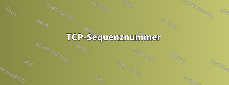 TCP-Sequenznummer