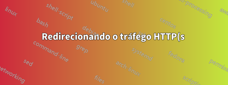 Redirecionando o tráfego HTTP(s) para outro servidor