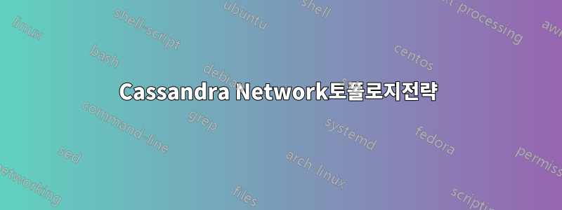 Cassandra Network토폴로지전략