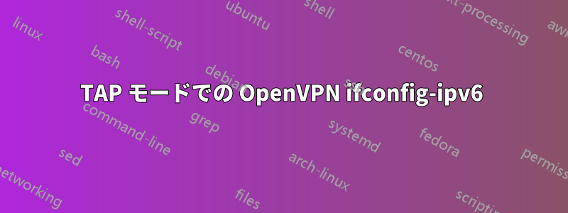 TAP モードでの OpenVPN ifconfig-ipv6