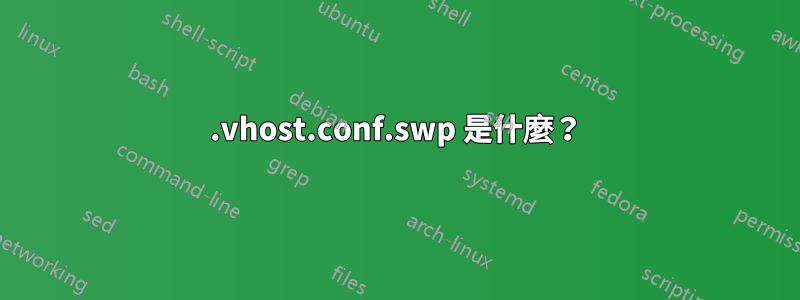 .vhost.conf.swp 是什麼？