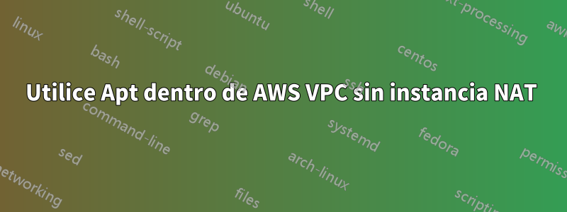 Utilice Apt dentro de AWS VPC sin instancia NAT