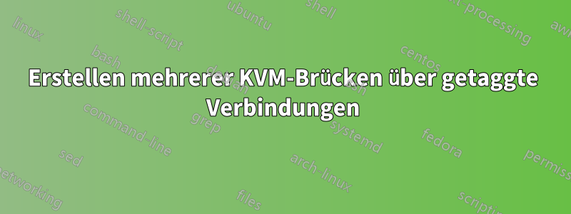 Erstellen mehrerer KVM-Brücken über getaggte Verbindungen