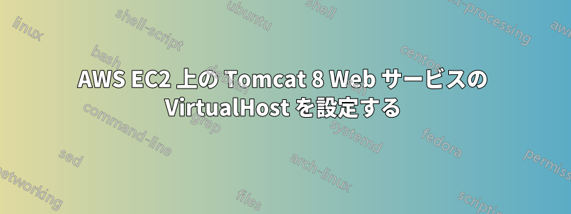 AWS EC2 上の Tomcat 8 Web サービスの VirtualHost を設定する