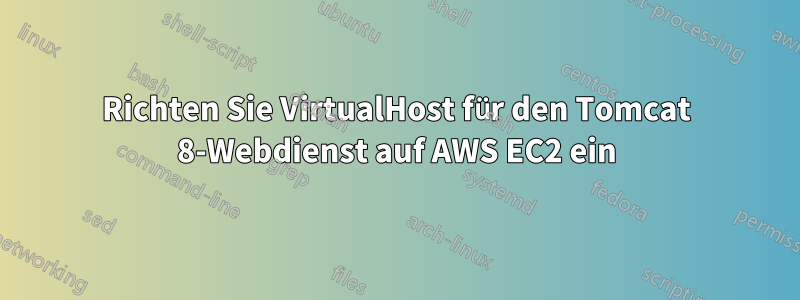 Richten Sie VirtualHost für den Tomcat 8-Webdienst auf AWS EC2 ein