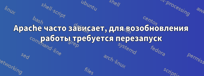 Apache часто зависает, для возобновления работы требуется перезапуск