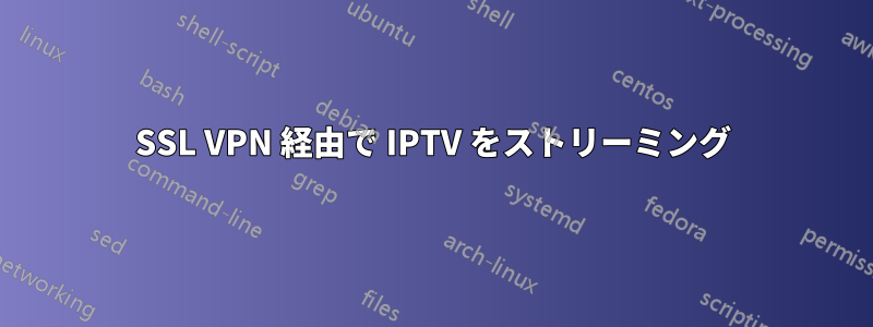 SSL VPN 経由で IPTV をストリーミング