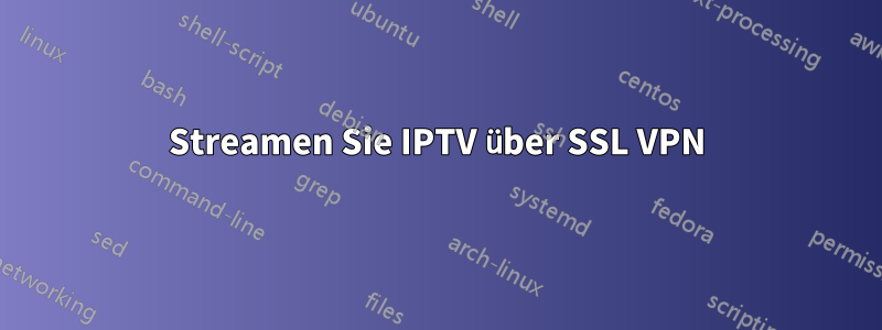 Streamen Sie IPTV über SSL VPN