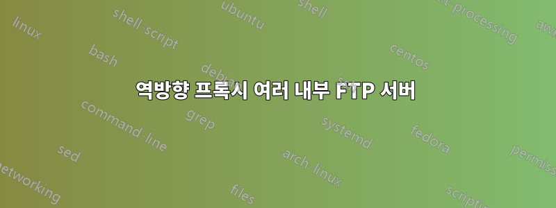 역방향 프록시 여러 내부 FTP 서버