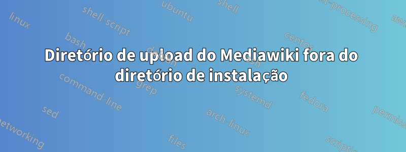 Diretório de upload do Mediawiki fora do diretório de instalação