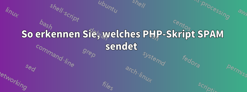So erkennen Sie, welches PHP-Skript SPAM sendet 