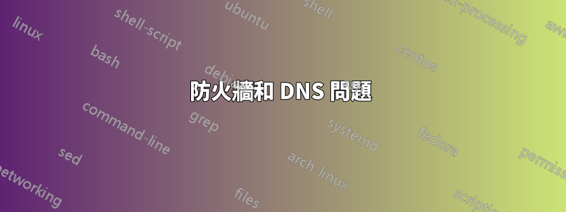 防火牆和 DNS 問題