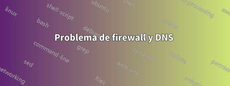 Problema de firewall y DNS