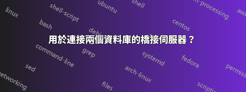 用於連接兩個資料庫的橋接伺服器？