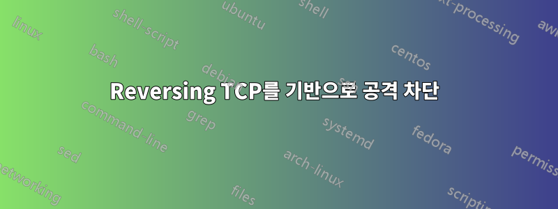 Reversing TCP를 기반으로 공격 차단 