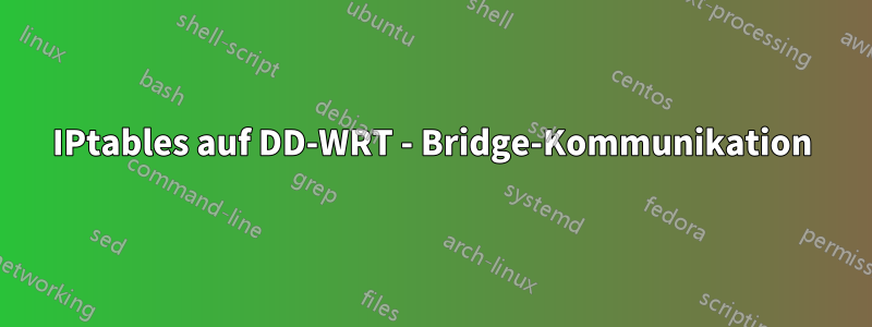 IPtables auf DD-WRT - Bridge-Kommunikation