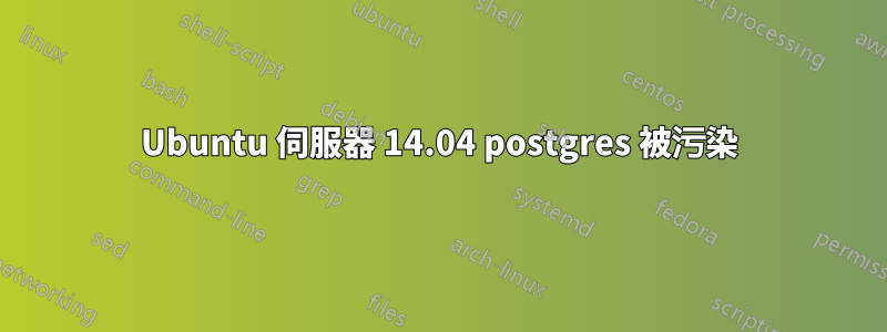 Ubuntu 伺服器 14.04 postgres 被污染