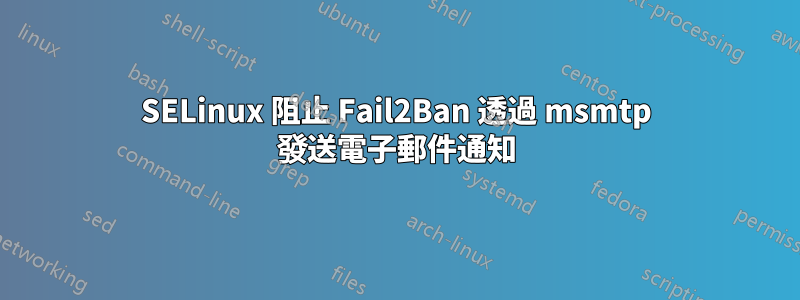 SELinux 阻止 Fail2Ban 透過 msmtp 發送電子郵件通知