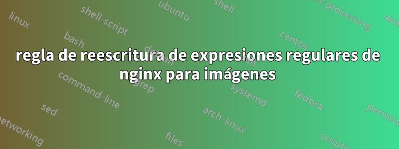 regla de reescritura de expresiones regulares de nginx para imágenes