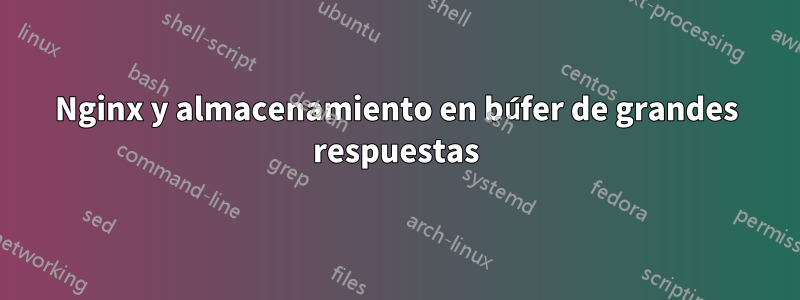 Nginx y almacenamiento en búfer de grandes respuestas