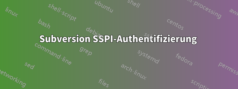 Subversion SSPI-Authentifizierung