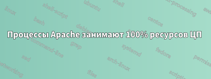 Процессы Apache занимают 100% ресурсов ЦП