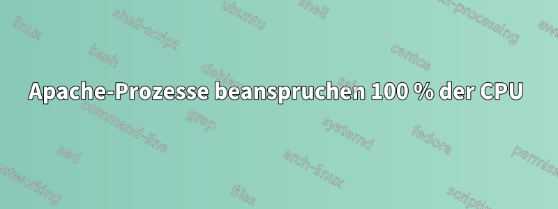 Apache-Prozesse beanspruchen 100 % der CPU