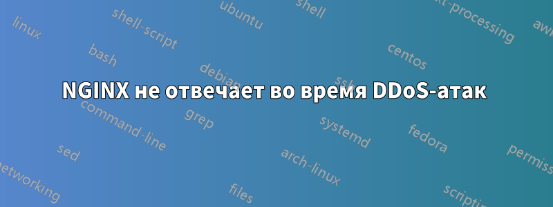 NGINX не отвечает во время DDoS-атак