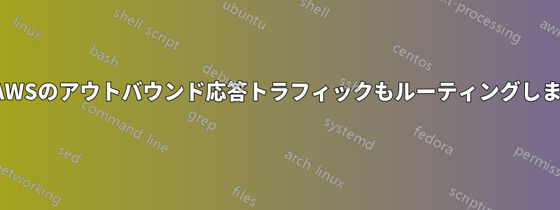 ELBはAWSのアウトバウンド応答トラフィックもルーティングしますか？