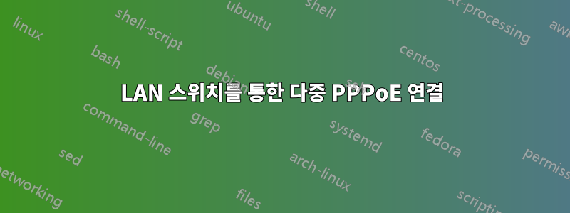 LAN 스위치를 통한 다중 PPPoE 연결