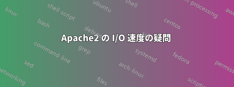 Apache2 の I/O 速度の疑問