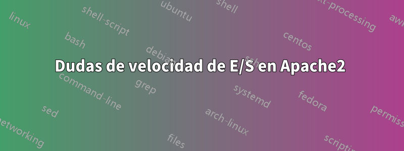 Dudas de velocidad de E/S en Apache2