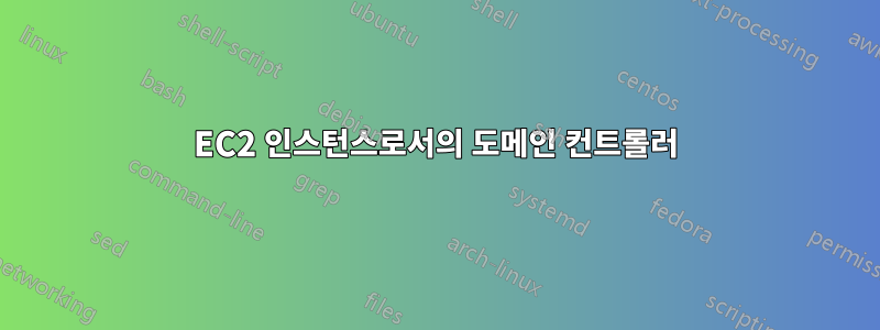 EC2 인스턴스로서의 도메인 컨트롤러