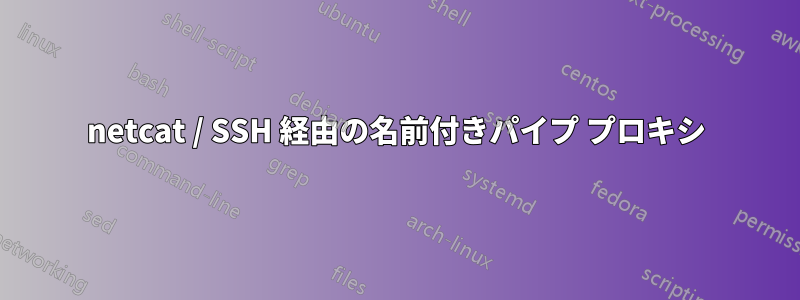 netcat / SSH 経由の名前付きパイプ プロキシ