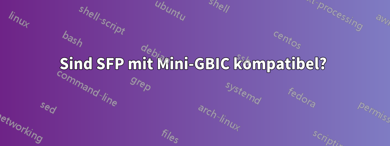 Sind SFP mit Mini-GBIC kompatibel?