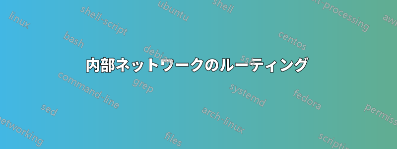 内部ネットワークのルーティング