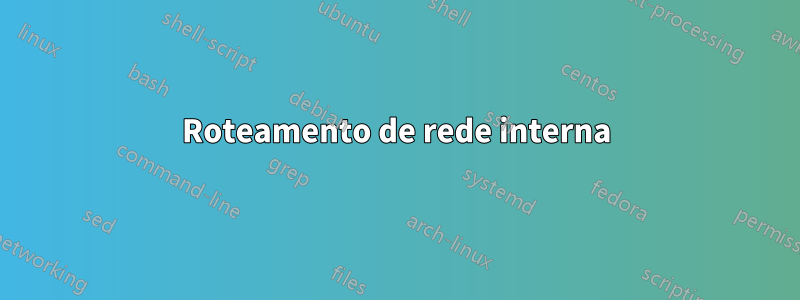 Roteamento de rede interna