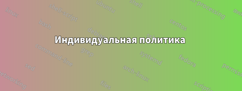 Индивидуальная политика