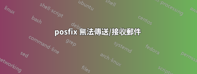 posfix 無法傳送/接收郵件