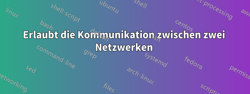 Erlaubt die Kommunikation zwischen zwei Netzwerken